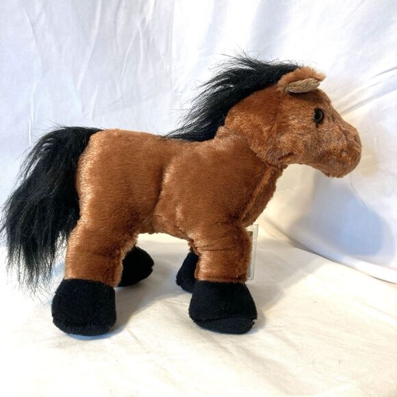 Ganz Webkinz Brown Arabian Plush Horse with Code Stuffed Animal HM101 Farm Ranch - Picture 2 of 13